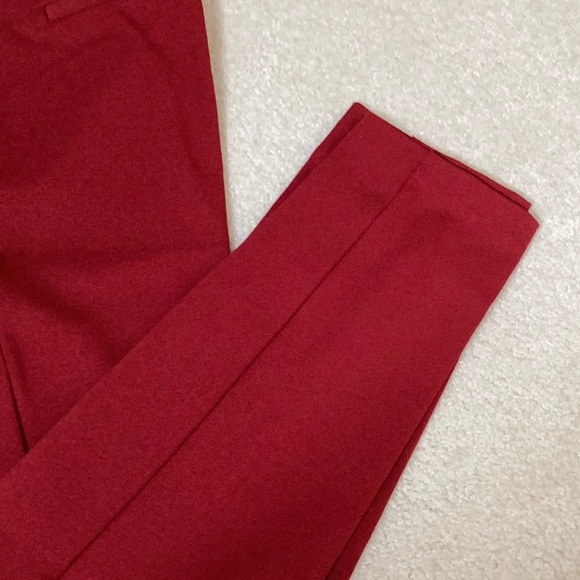 NWT, red knit leggings - Picture 4 of 8